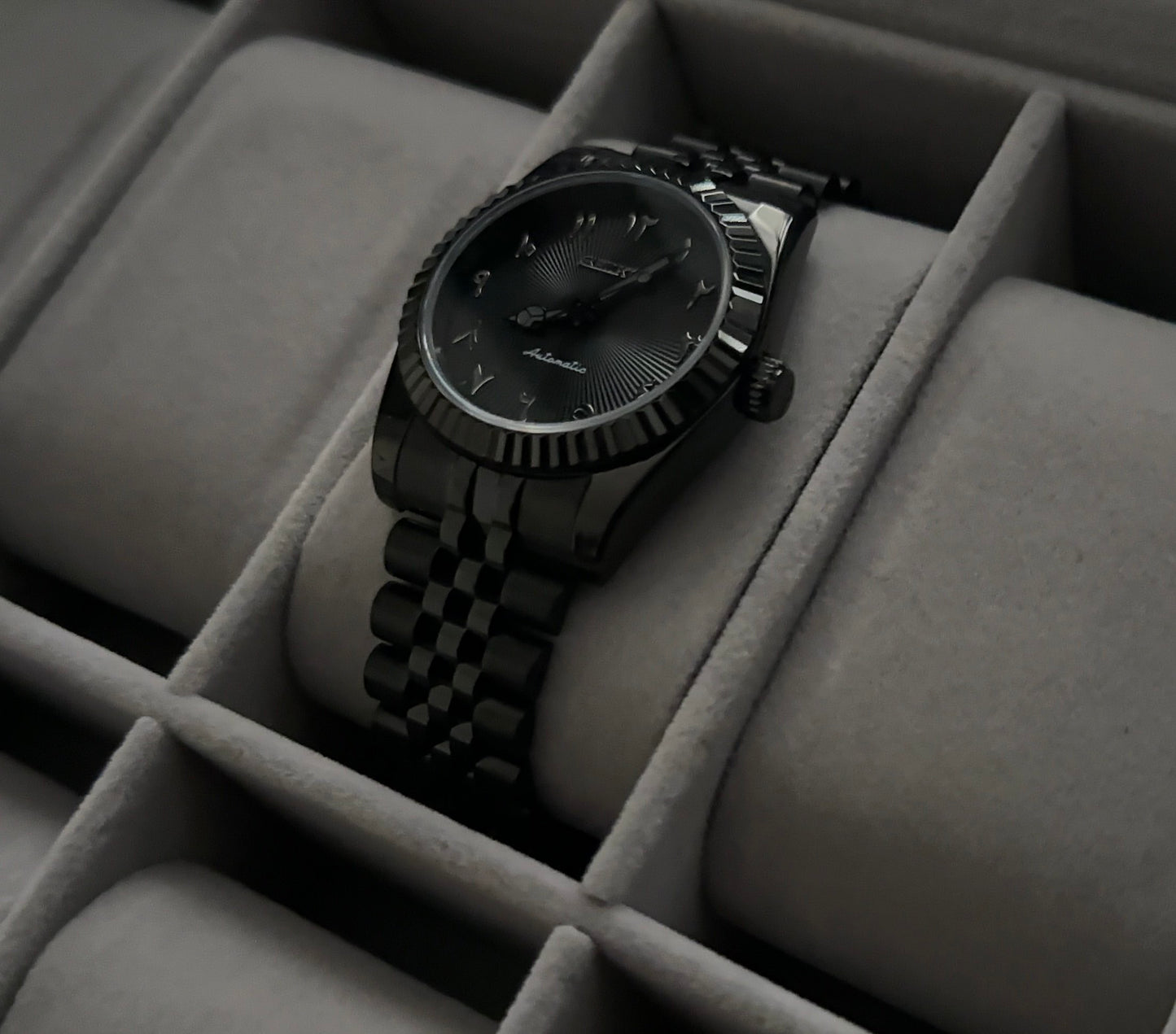 Seiko DateJust Arabic Dials Collection - Black