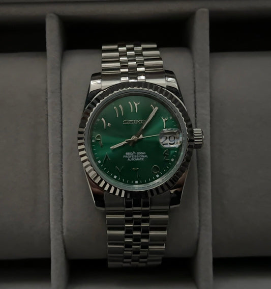 Seiko DateJust Arabic Dials Collection - Green
