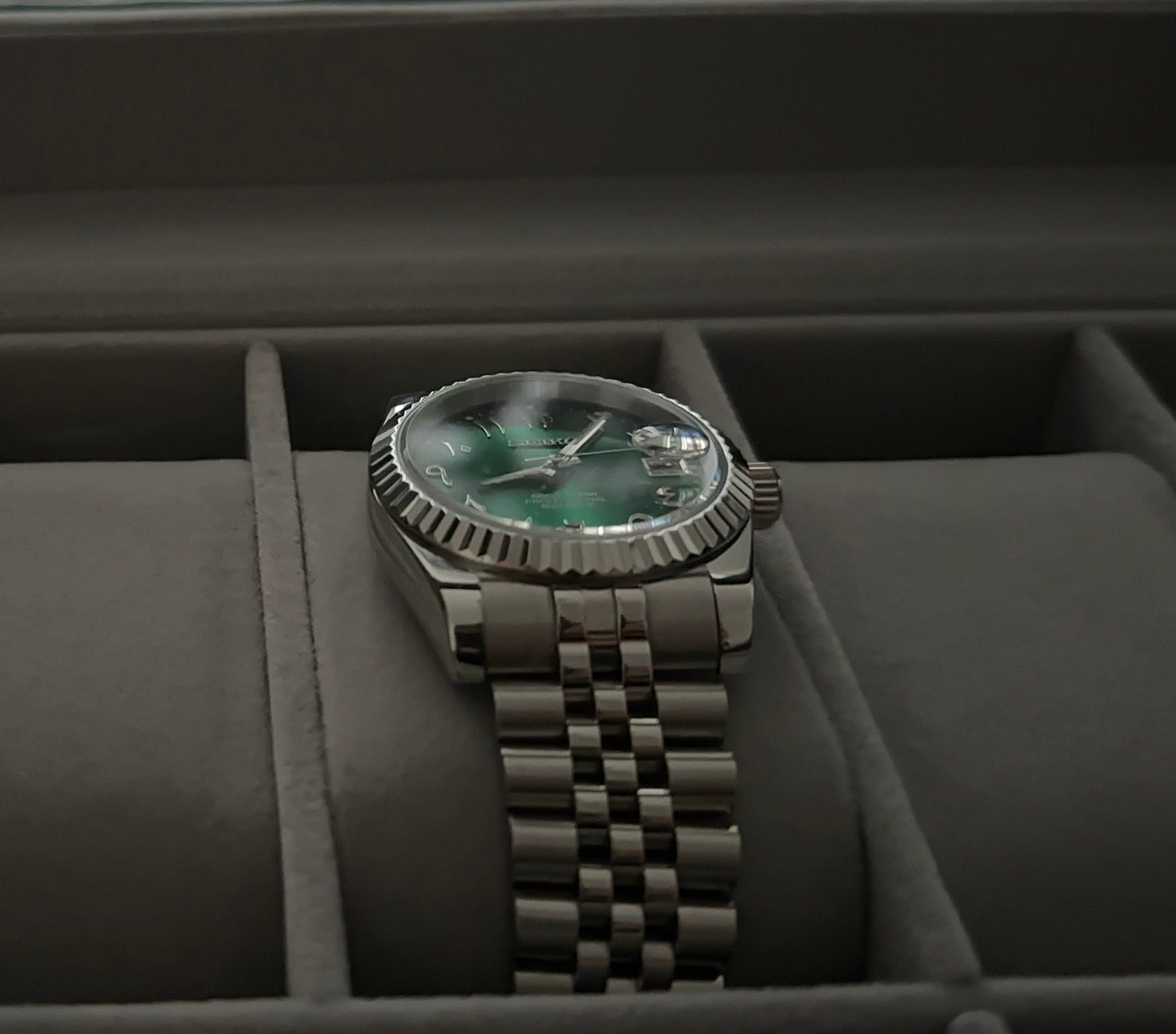 Seiko DateJust Arabic Dials Collection - Green