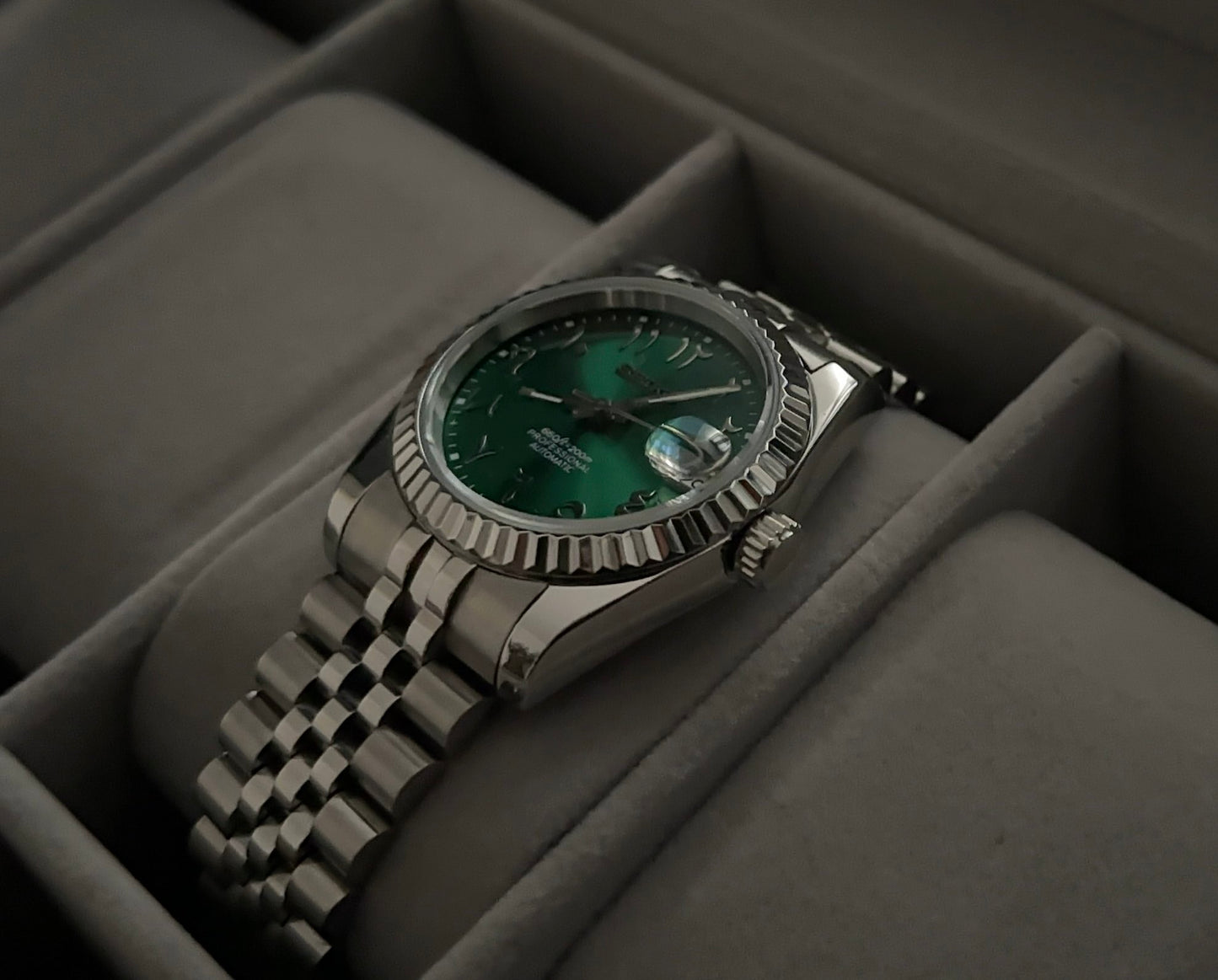 Seiko DateJust Arabic Dials Collection - Green