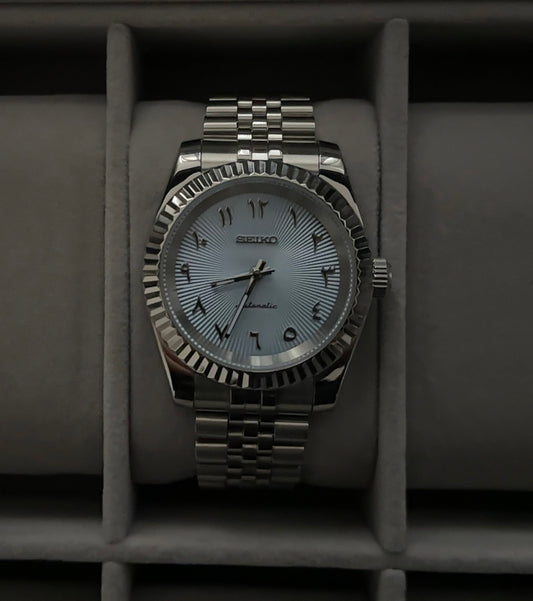 Seiko DateJust Arabic Dials Collection - Sky Blue